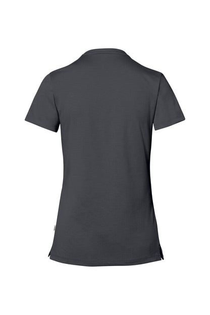 HAKRO COTTON TEC® Damen V-Shirt - Karbongrau - 3