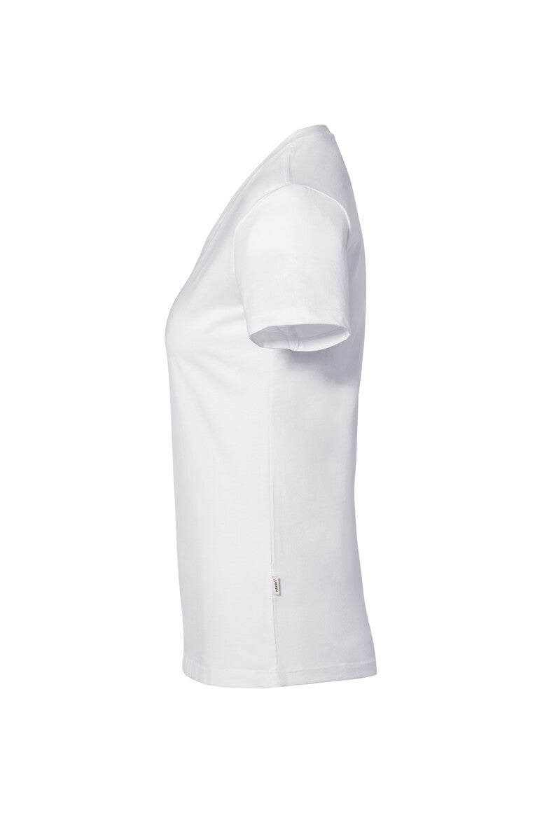 HAKRO Damen V-Shirt Stretch - Weiß - 2