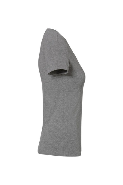 HAKRO Damen V-Shirt Stretch - Grau meliert - 4