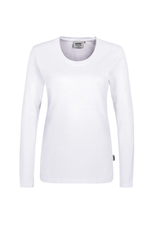 HAKRO Damen Longsleeve Classic - Weiß - 1