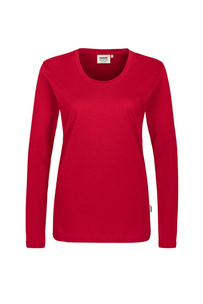 HAKRO Damen Longsleeve Classic - Rot - 1