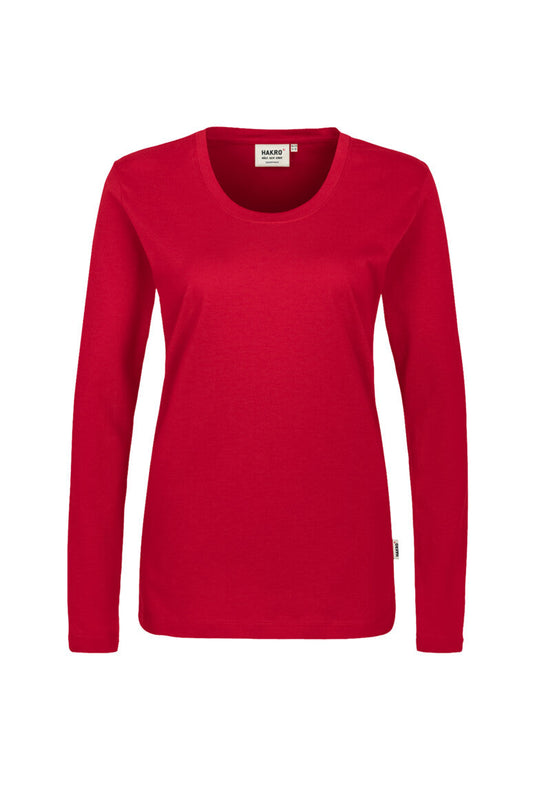 HAKRO Damen Longsleeve Classic - Rot - 1