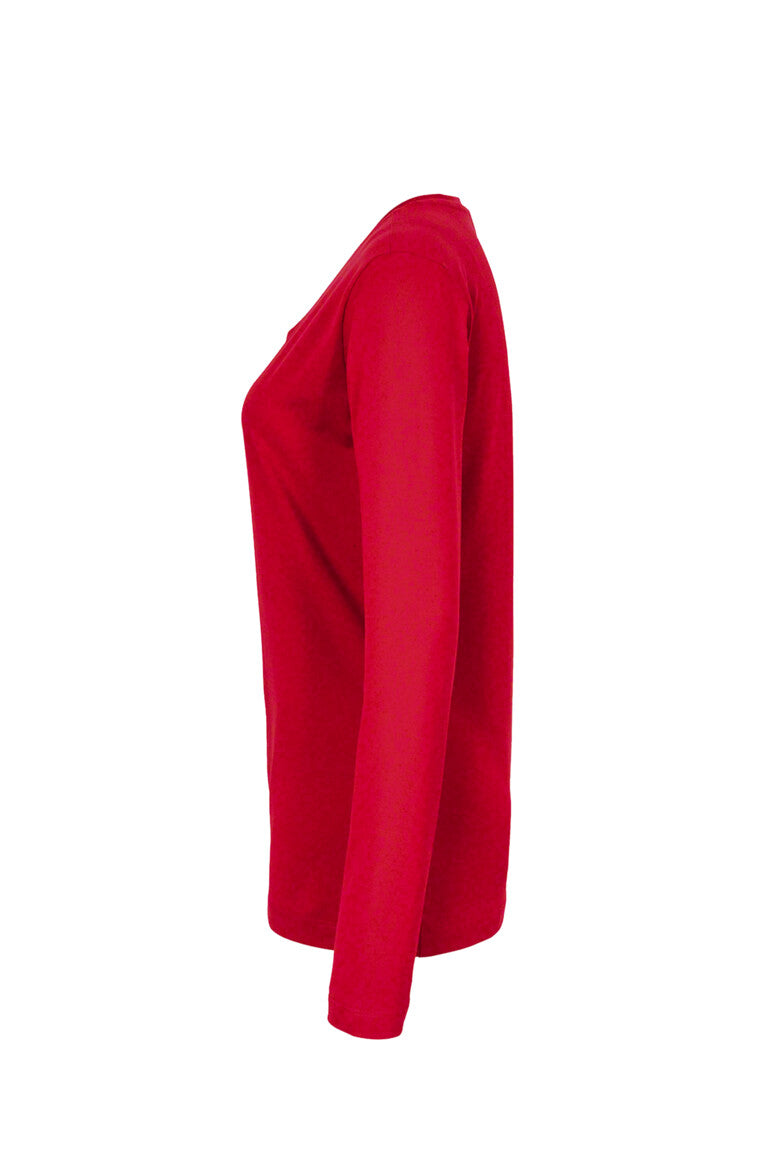 HAKRO Damen Longsleeve Classic - Rot - 2