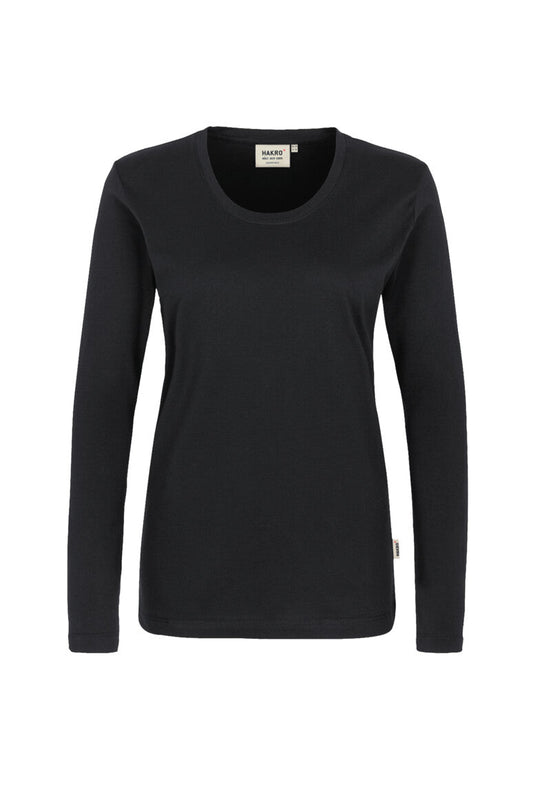HAKRO Damen Longsleeve Classic - Schwarz - 1