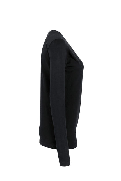HAKRO Damen Longsleeve Classic - Schwarz - 4