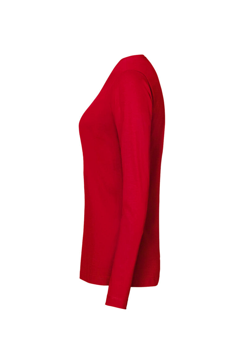 HAKRO Damen Longsleeve MIKRALINAR® - Rot - 2