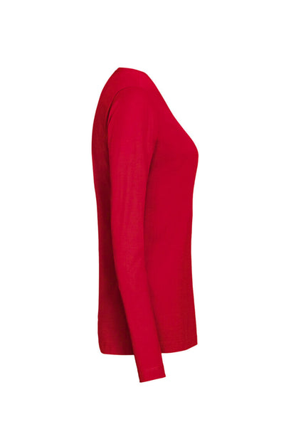 HAKRO Damen Longsleeve MIKRALINAR® - Rot - 4