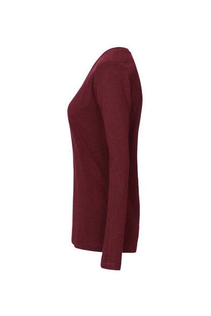 HAKRO Damen Longsleeve MIKRALINAR® - Weinrot - 2