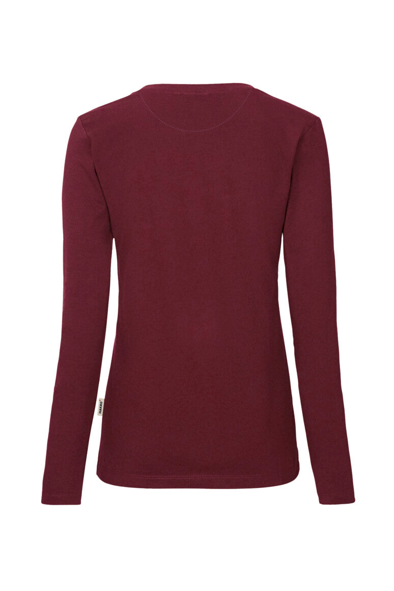HAKRO Damen Longsleeve MIKRALINAR® - Weinrot - 3
