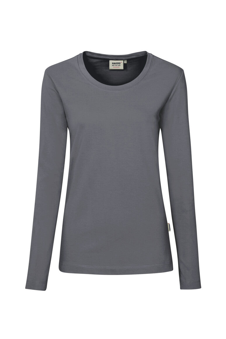 HAKRO Damen Longsleeve MIKRALINAR® - Anthrazit - 1