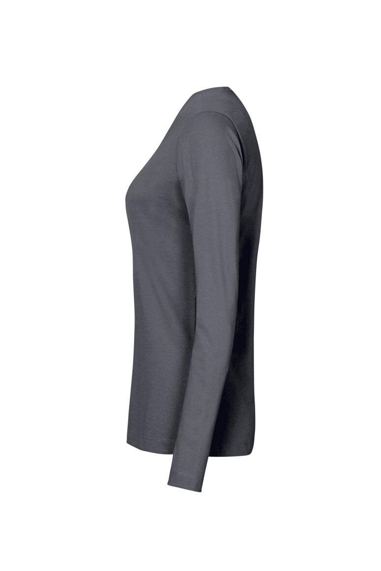 HAKRO Damen Longsleeve MIKRALINAR® - Anthrazit - 2