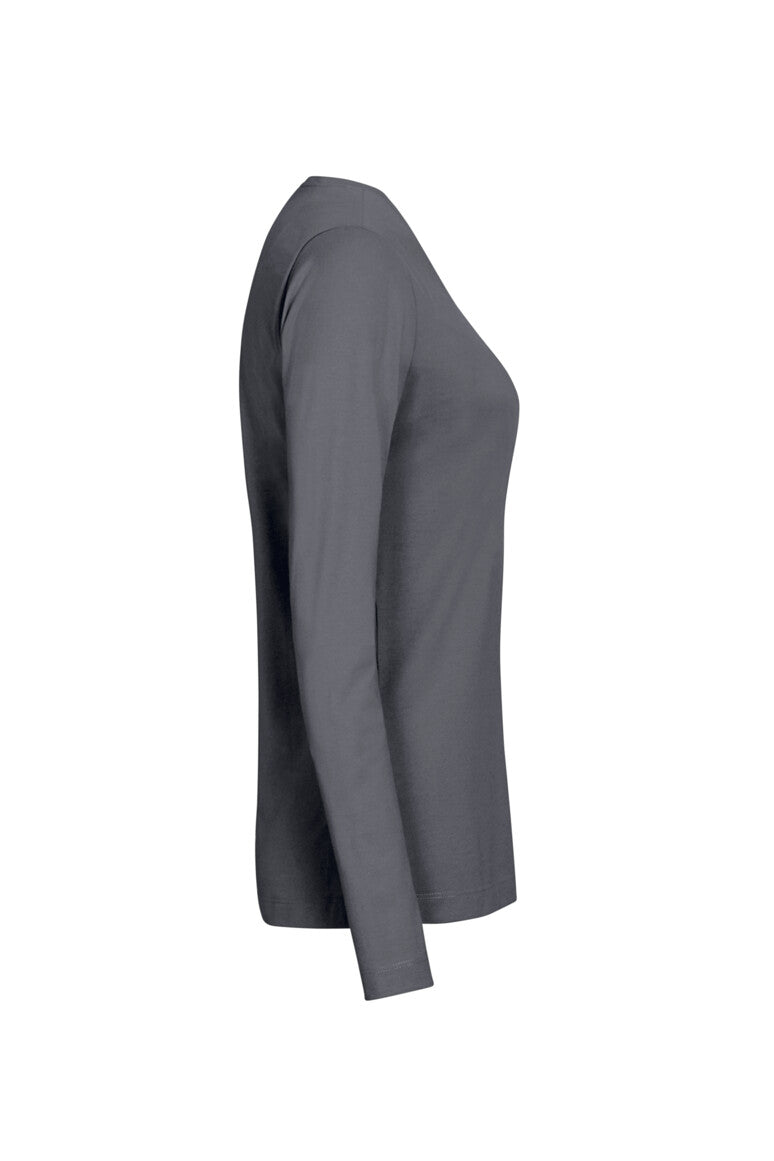 HAKRO Damen Longsleeve MIKRALINAR® - Anthrazit - 4