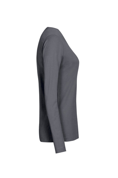 HAKRO Damen Longsleeve MIKRALINAR® - Anthrazit - 4