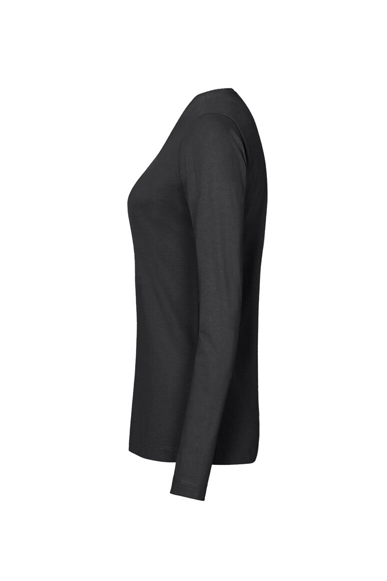 HAKRO Damen Longsleeve MIKRALINAR® - Karbongrau - 2