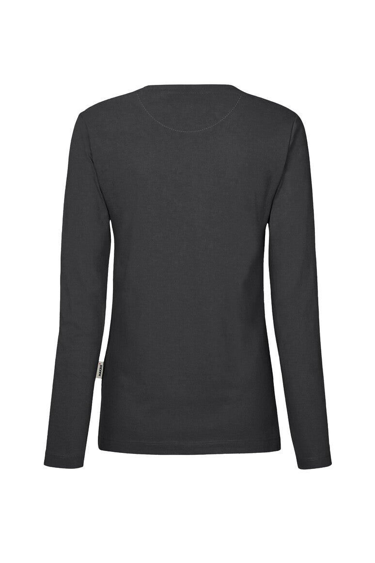 HAKRO Damen Longsleeve MIKRALINAR® - Karbongrau - 3