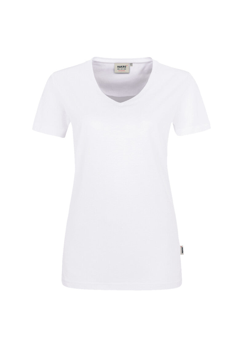 HAKRO Damen V-Shirt MIKRALINAR® - Weiß - 1