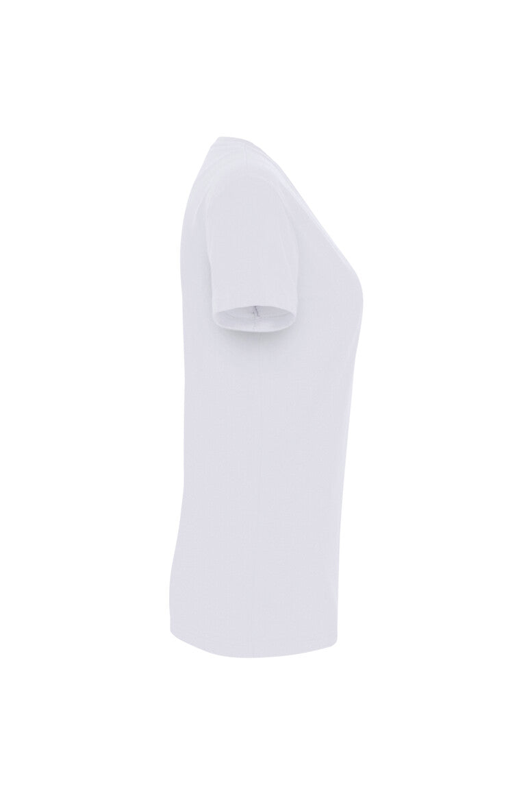 HAKRO Damen V-Shirt MIKRALINAR® - Weiß - 4