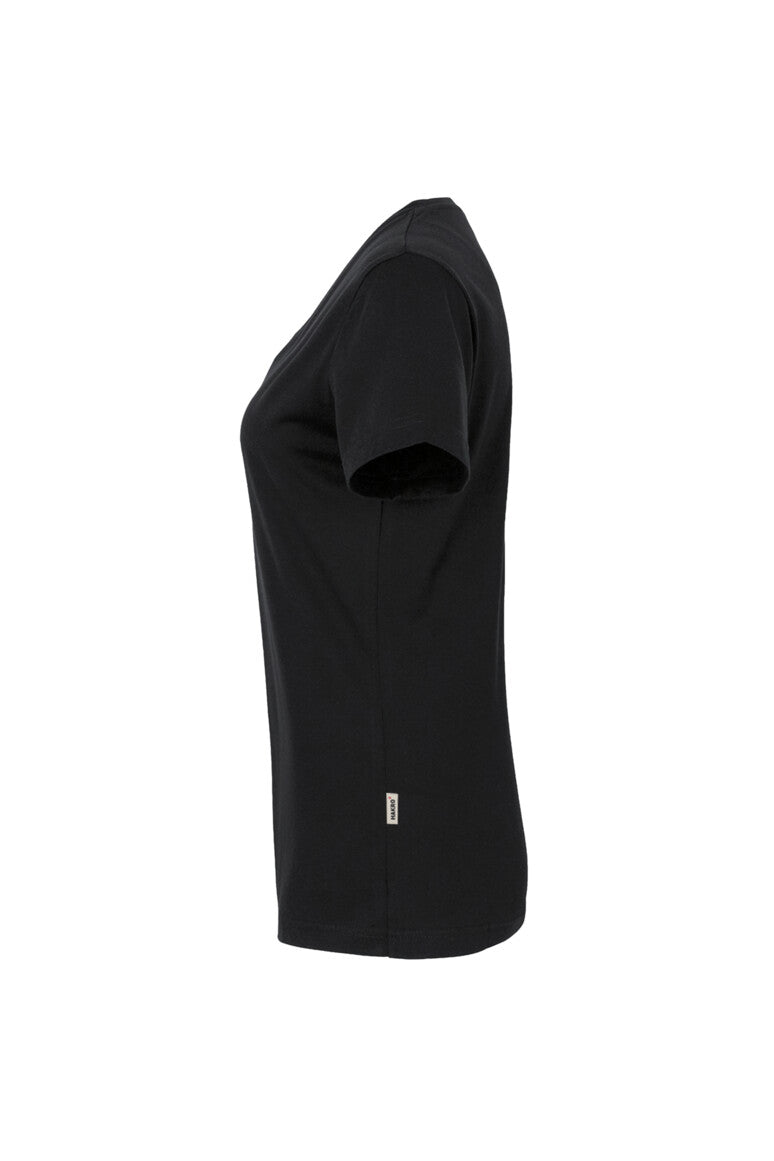 HAKRO Damen V-Shirt MIKRALINAR® - Schwarz - 2