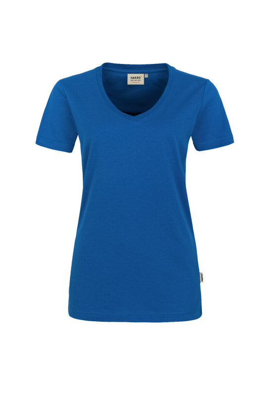 HAKRO Damen V-Shirt MIKRALINAR® - Royalblau - 1
