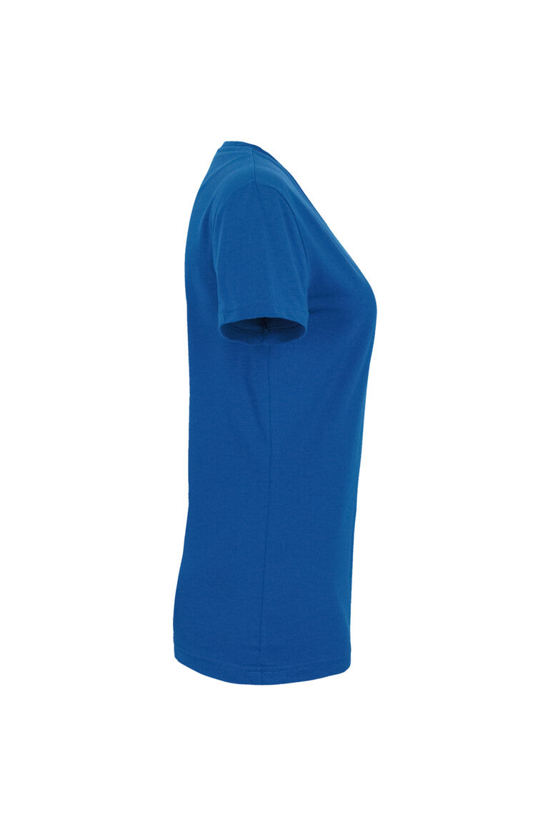 HAKRO Damen V-Shirt MIKRALINAR® - Royalblau - 4