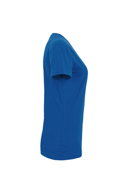 HAKRO Damen V-Shirt MIKRALINAR® - Royalblau - 4