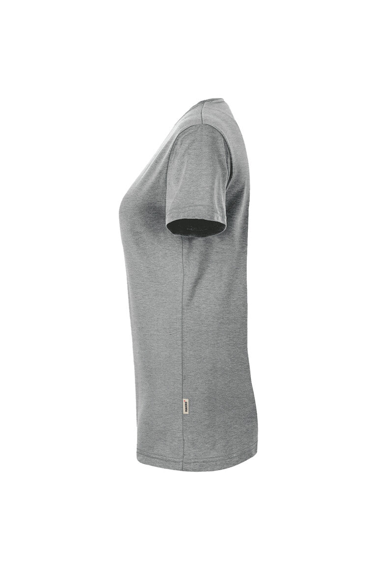 HAKRO Damen V-Shirt MIKRALINAR® - Grau meliert - 2