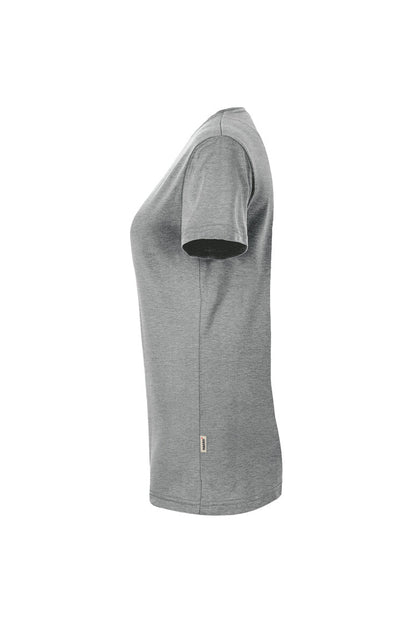 HAKRO Damen V-Shirt MIKRALINAR® - Grau meliert - 2