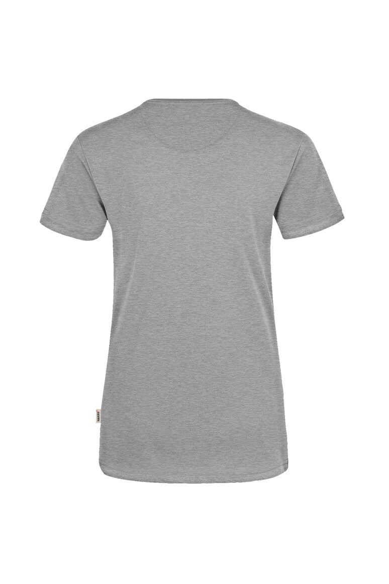 HAKRO Damen V-Shirt MIKRALINAR® - Grau meliert - 3