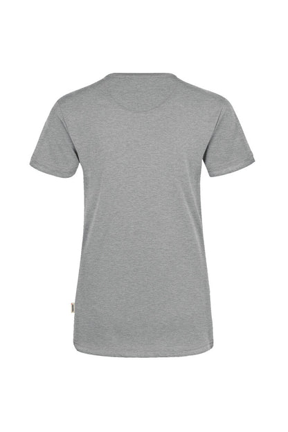 HAKRO Damen V-Shirt MIKRALINAR® - Grau meliert - 3