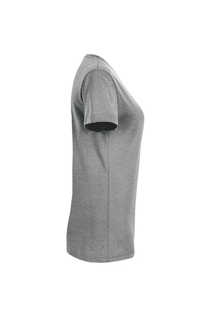 HAKRO Damen V-Shirt MIKRALINAR® - Grau meliert - 4