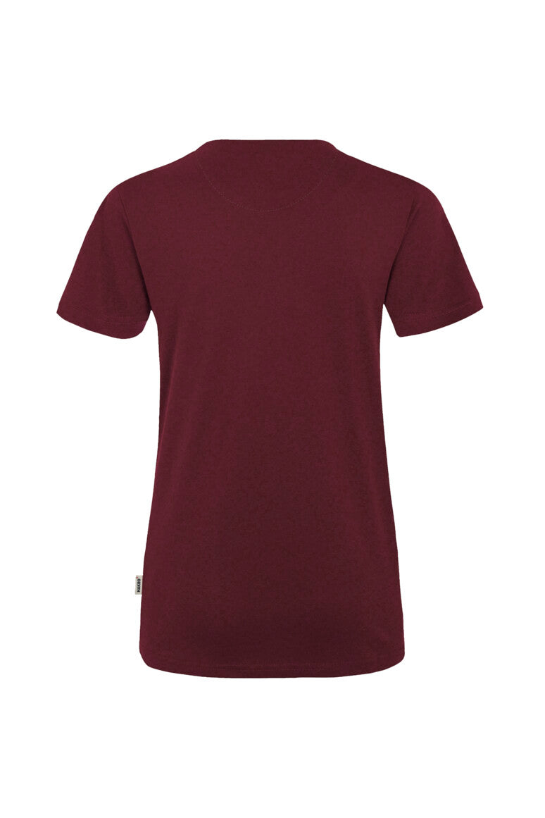 HAKRO Damen V-Shirt MIKRALINAR® - Weinrot - 3