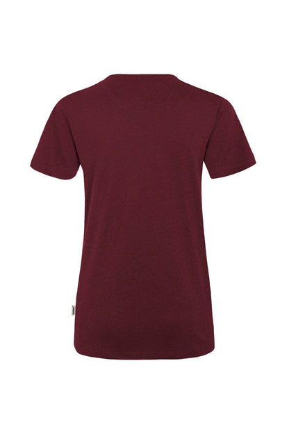 HAKRO Damen V-Shirt MIKRALINAR® - Weinrot - 3