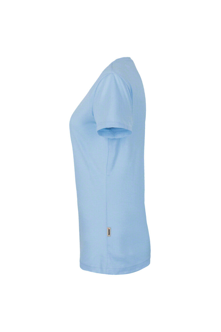 HAKRO Damen V-Shirt MIKRALINAR® - Eisblau - 2