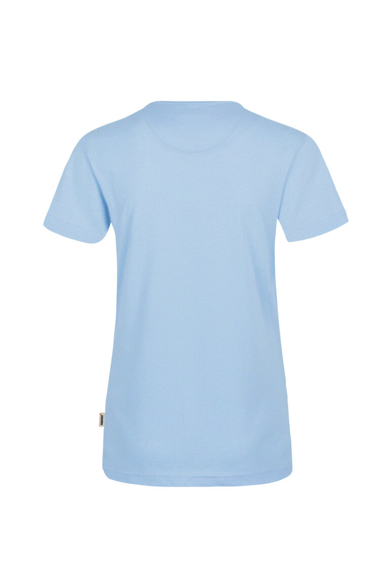 HAKRO Damen V-Shirt MIKRALINAR® - Eisblau - 3