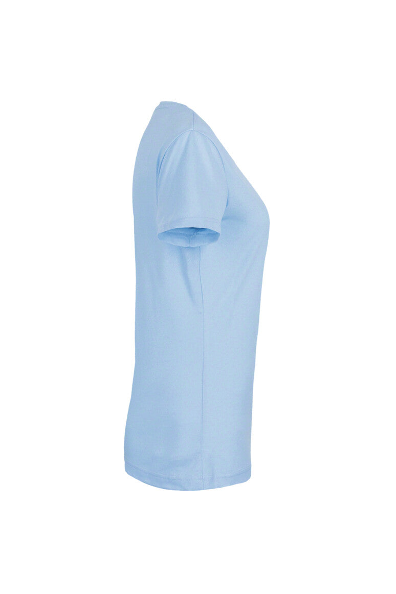 HAKRO Damen V-Shirt MIKRALINAR® - Eisblau - 4