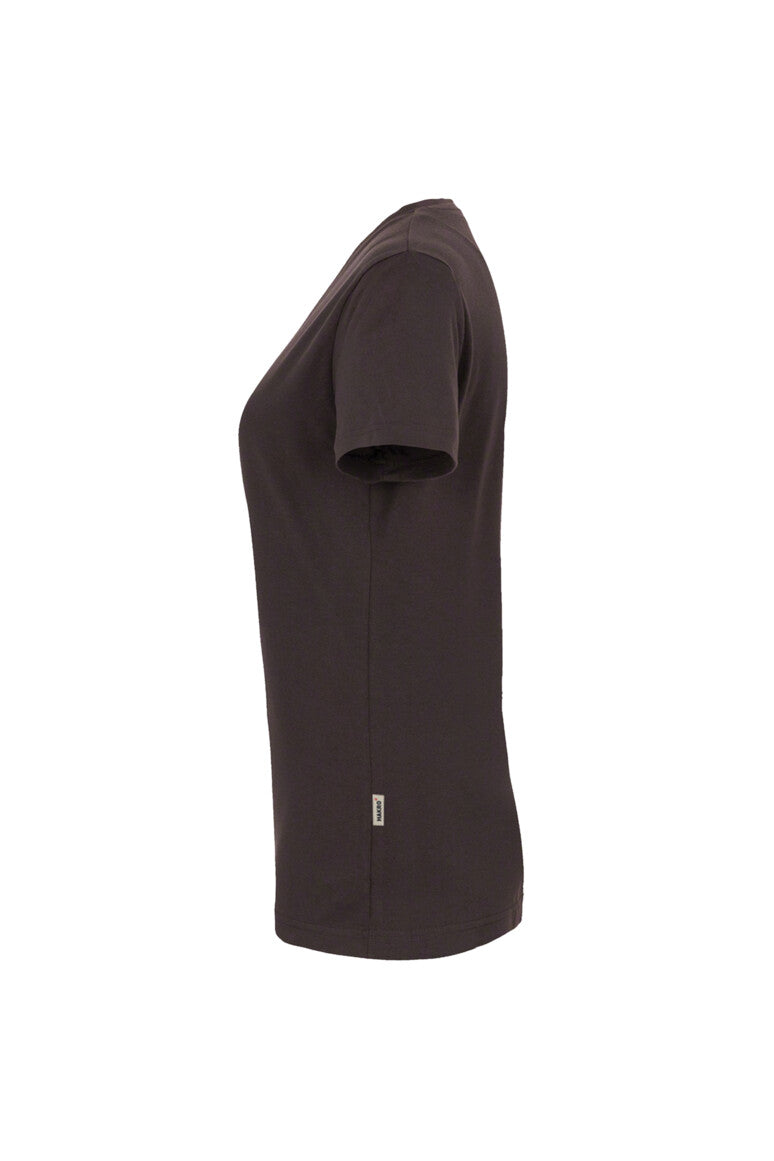 HAKRO Damen V-Shirt MIKRALINAR® - Schokolade - 2