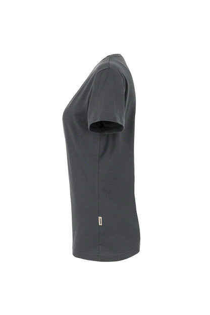 HAKRO Damen V-Shirt MIKRALINAR® - Anthrazit - 2