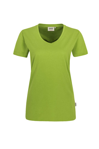 HAKRO Damen V-Shirt MIKRALINAR® - Kiwi - 1