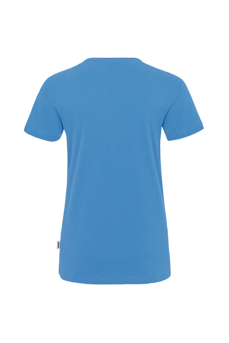 HAKRO Damen V-Shirt MIKRALINAR® - Malibublau - 3