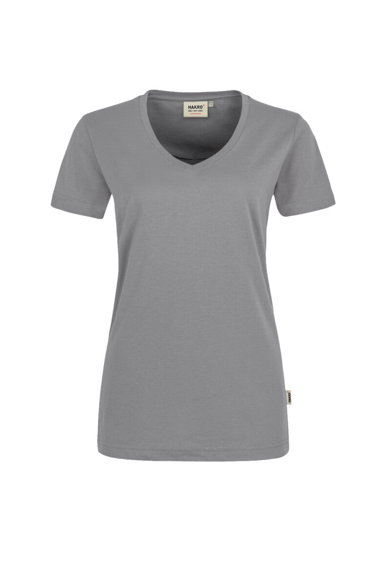 HAKRO Damen V-Shirt MIKRALINAR® - Titan - 1