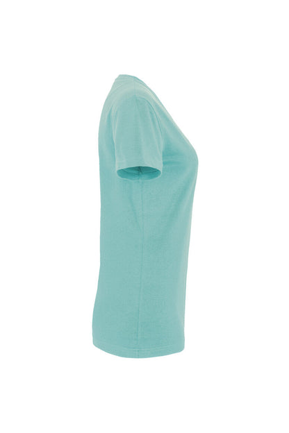 HAKRO Damen V-Shirt MIKRALINAR® - Eisgrün - 4