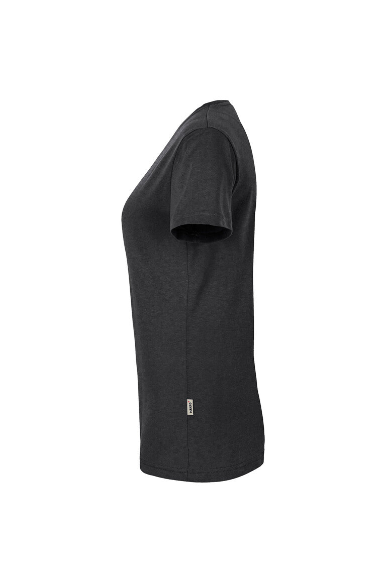 HAKRO Damen V-Shirt MIKRALINAR® - Karbongrau - 2