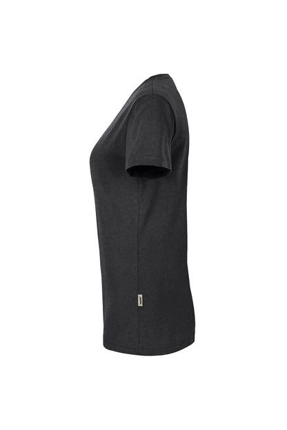 HAKRO Damen V-Shirt MIKRALINAR® - Karbongrau - 2