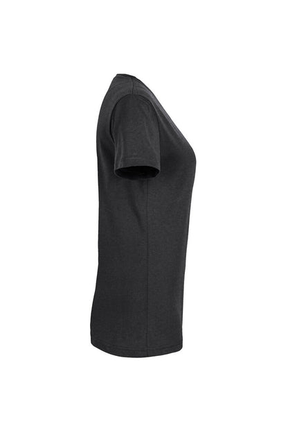 HAKRO Damen V-Shirt MIKRALINAR® - Karbongrau - 4