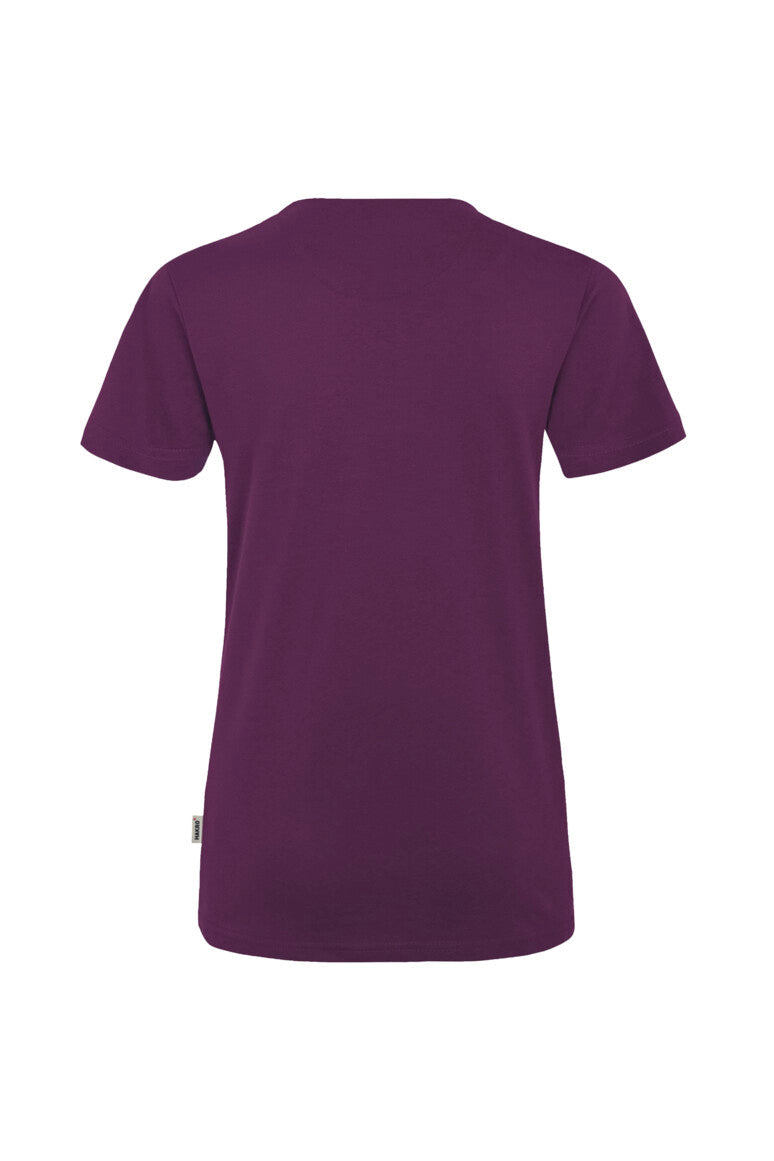 HAKRO Damen V-Shirt MIKRALINAR® - Aubergine - 3