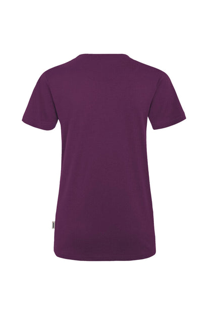 HAKRO Damen V-Shirt MIKRALINAR® - Aubergine - 3