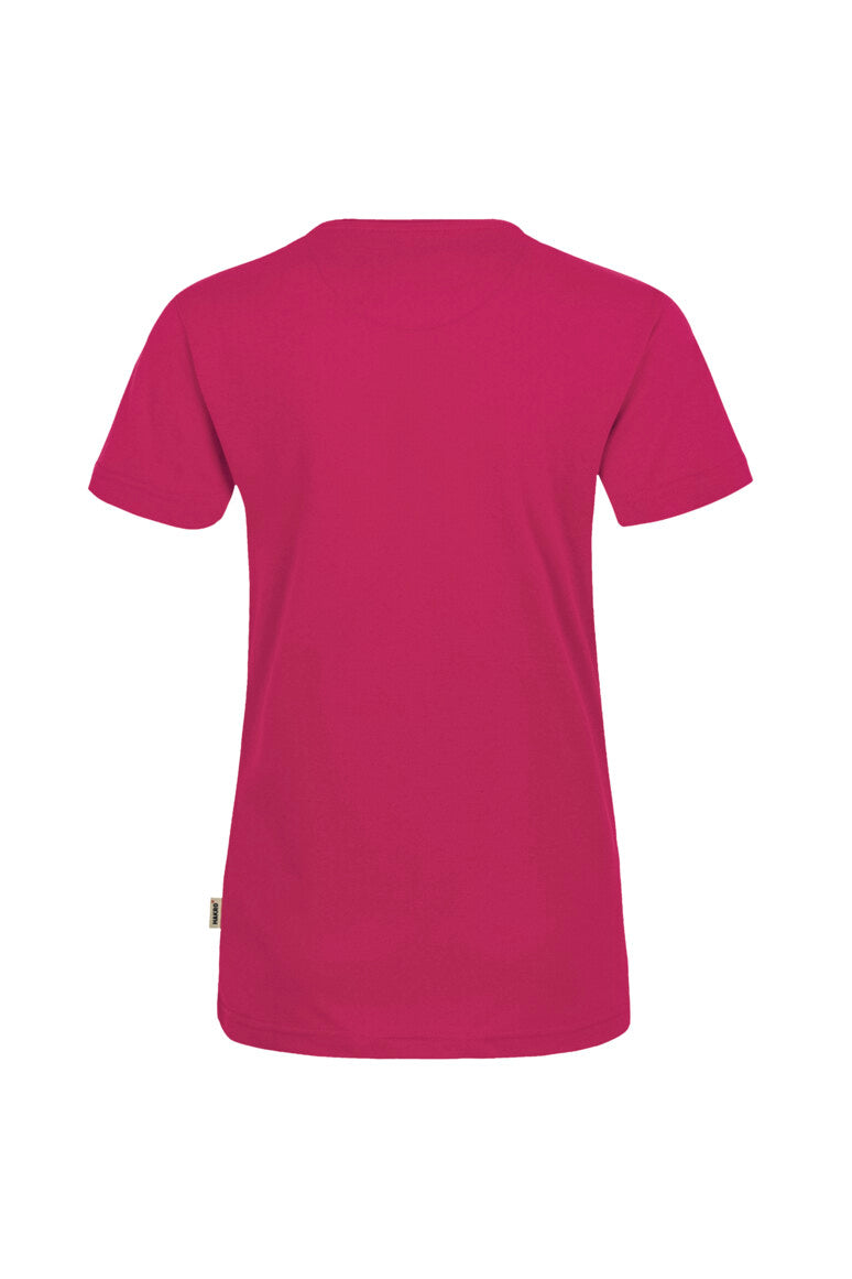 HAKRO Damen V-Shirt MIKRALINAR® - Magenta - 3