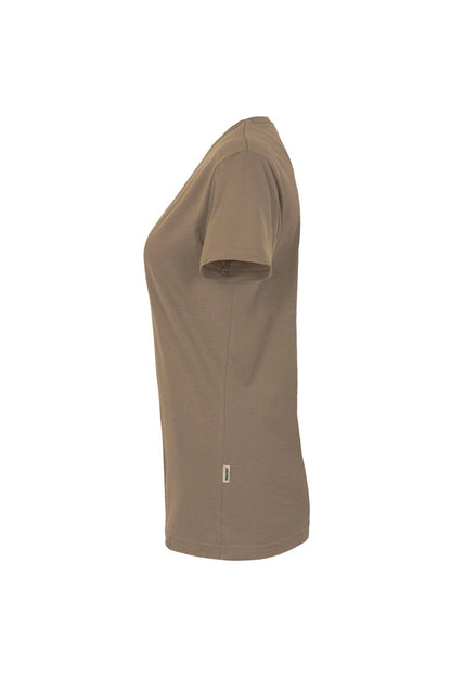 HAKRO Damen V-Shirt MIKRALINAR® - Nougat - 2