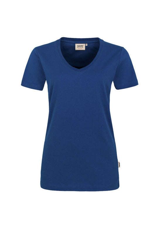 HAKRO Damen V-Shirt MIKRALINAR® - Ultramarinblau - 1
