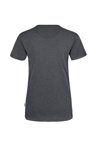 HAKRO Damen V-Shirt MIKRALINAR® - Anthrazit meliert - 3